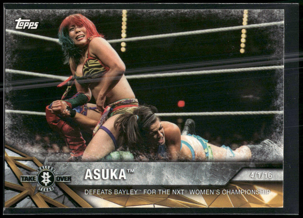 2017 Topps WWE Women's Division #NXT-14 Asuka NXT Matches and Moments