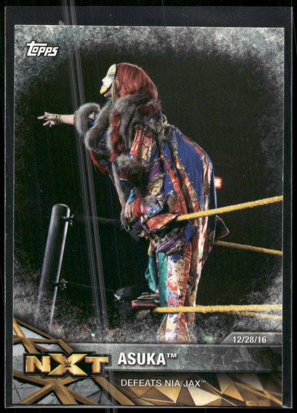 2017 Topps WWE Women's Division #NXT-25 Asuka NXT Matches and Moments