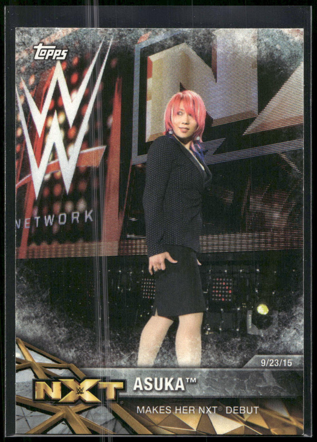 2017 Topps WWE Women's Division #NXT-4 Asuka NXT Matches and Moments