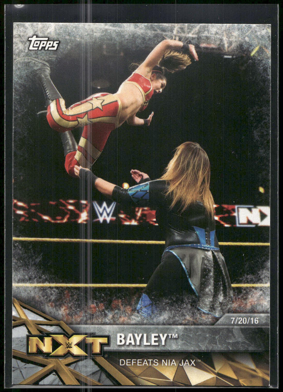 2017 Topps WWE Women's Division #NXT-18 Bayley NXT Matches and Moments