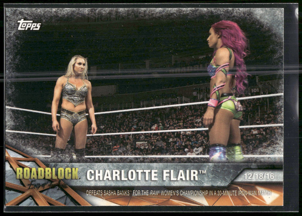 2017 Topps WWE Women's Division #WWE-18 Charlotte WWE Matches and Moments