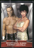 2016 Topps WWE Divas Revolution #4 Sensational Sherri; Shawn Michaels