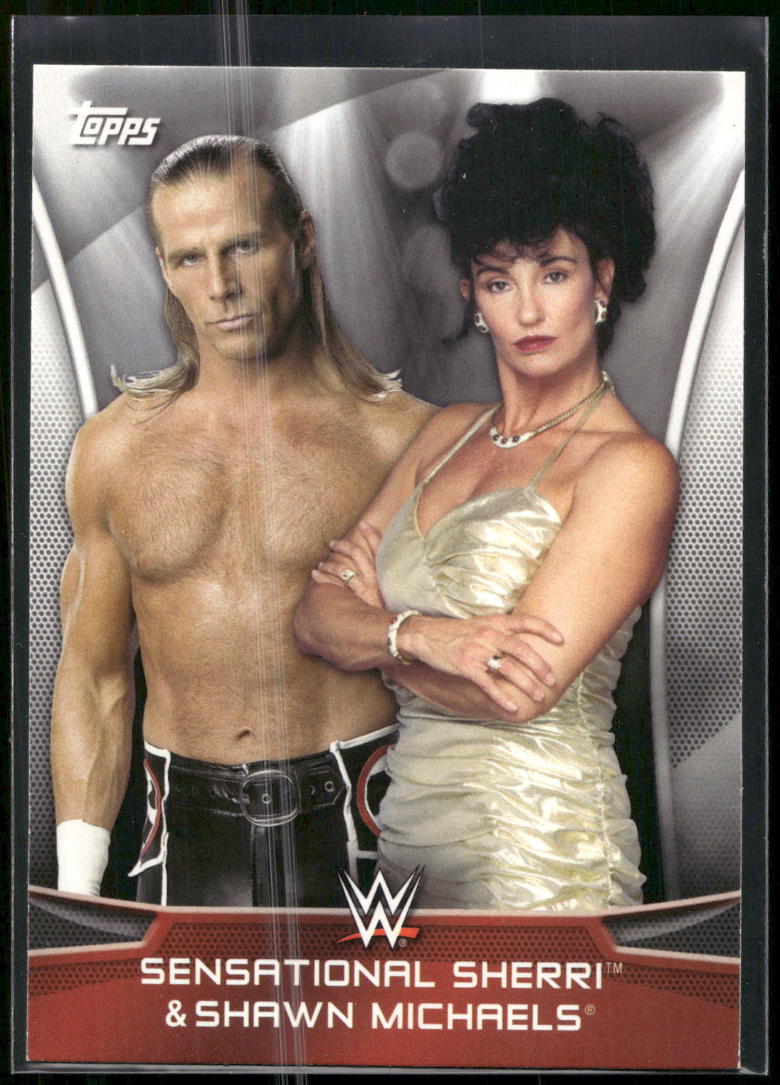 2016 Topps WWE Divas Revolution #4 Sensational Sherri; Shawn Michaels