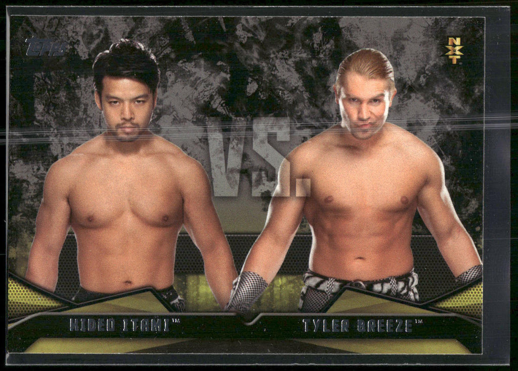 2016 Topps WWE Then Now Forever #14 Tyler Breeze / Hideo Itami Rivalries NXT