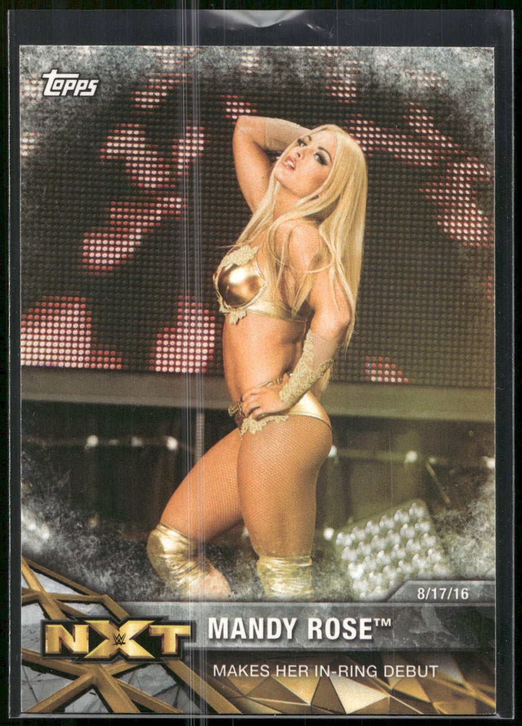 2017 Topps WWE Women's Division #NXT-19 Mandy Rose NXT Matches and Moments