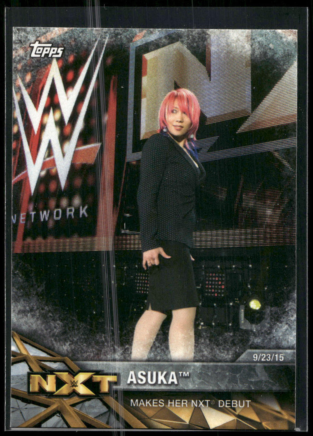 2017 Topps WWE Women's Division #NXT-4 Asuka NXT Matches and Moments