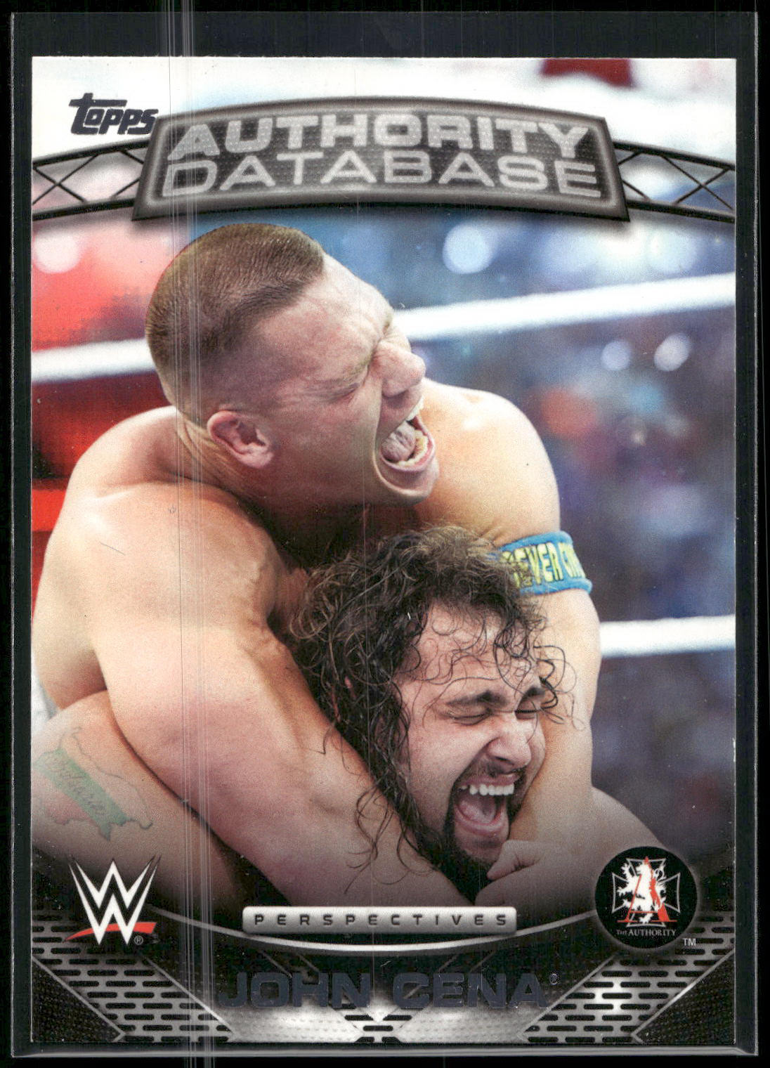 2016 Topps WWE #10A John Cena Authority Database