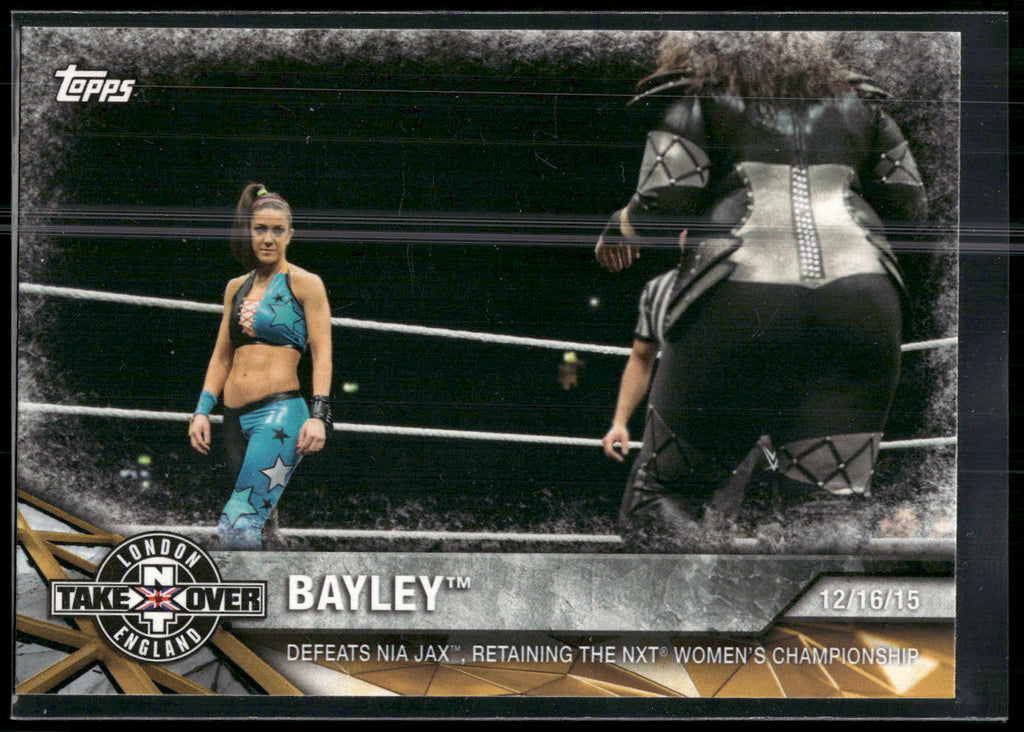 2017 Topps WWE Women's Division #NXT-9 Bayley NXT Matches and Moments
