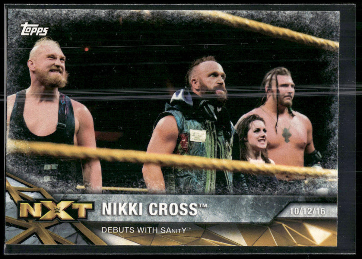 2017 Topps WWE Women's Division #NXT-23 Nikki Cross NXT Matches and Moments