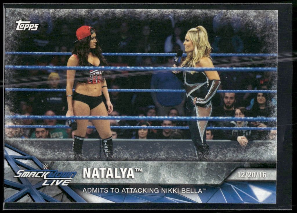 2017 Topps WWE Women's Division #WWE-20 Natalya WWE Matches and Moments