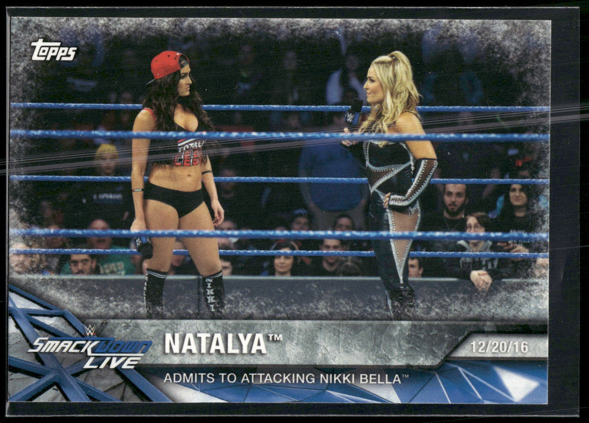2017 Topps WWE Women's Division #WWE-20 Natalya WWE Matches and Moments