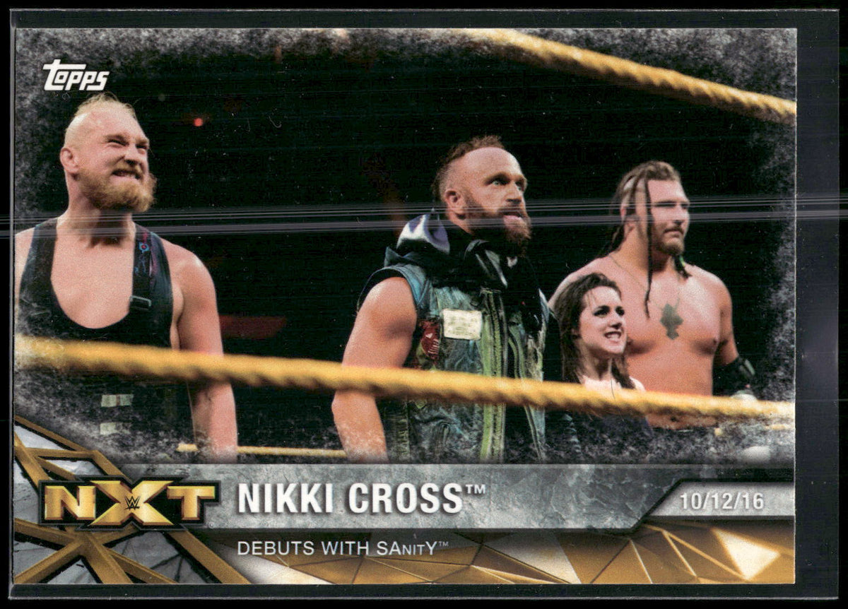 2017 Topps WWE Women's Division #NXT-23 Nikki Cross NXT Matches and Moments