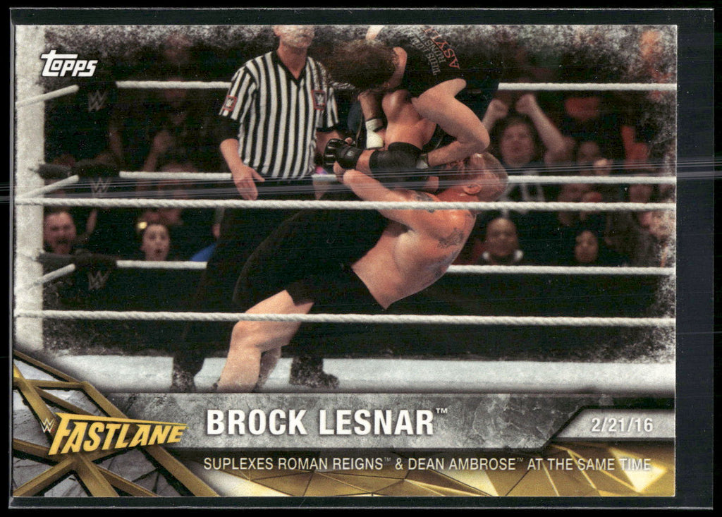 2017 Topps WWE Road To Wrestlemania #29 Brock Lesnar
