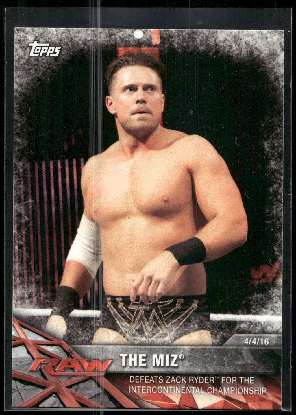 2017 Topps WWE Road To Wrestlemania #69 The Miz