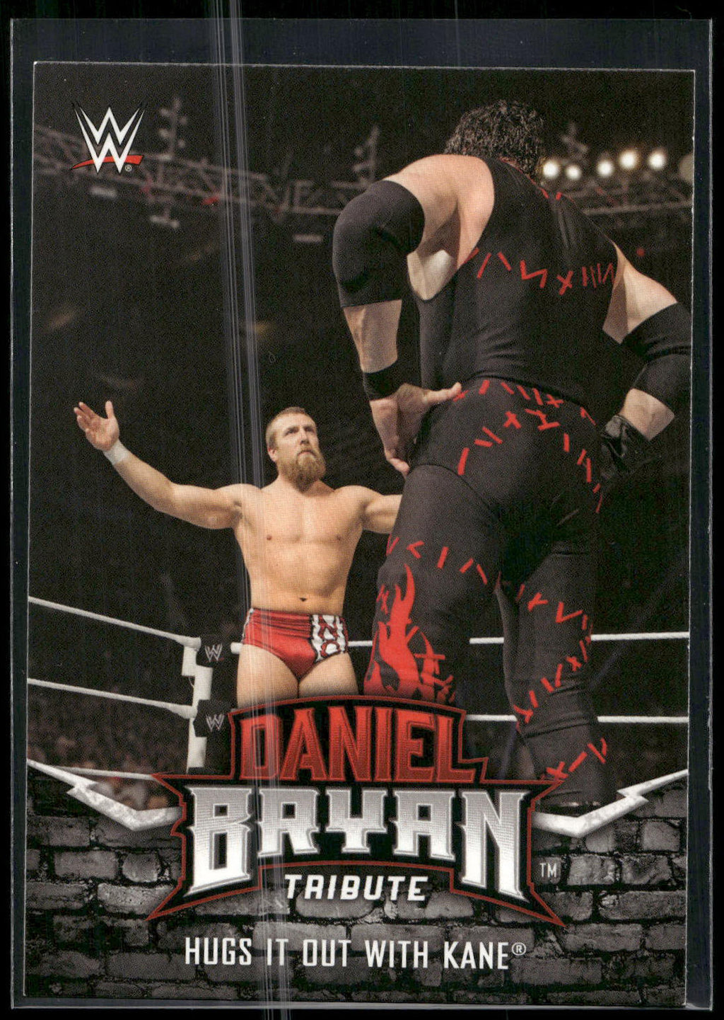 2017 Topps WWE #14 Hugs It Out with Kane Daniel Bryan Tribute Part 2
