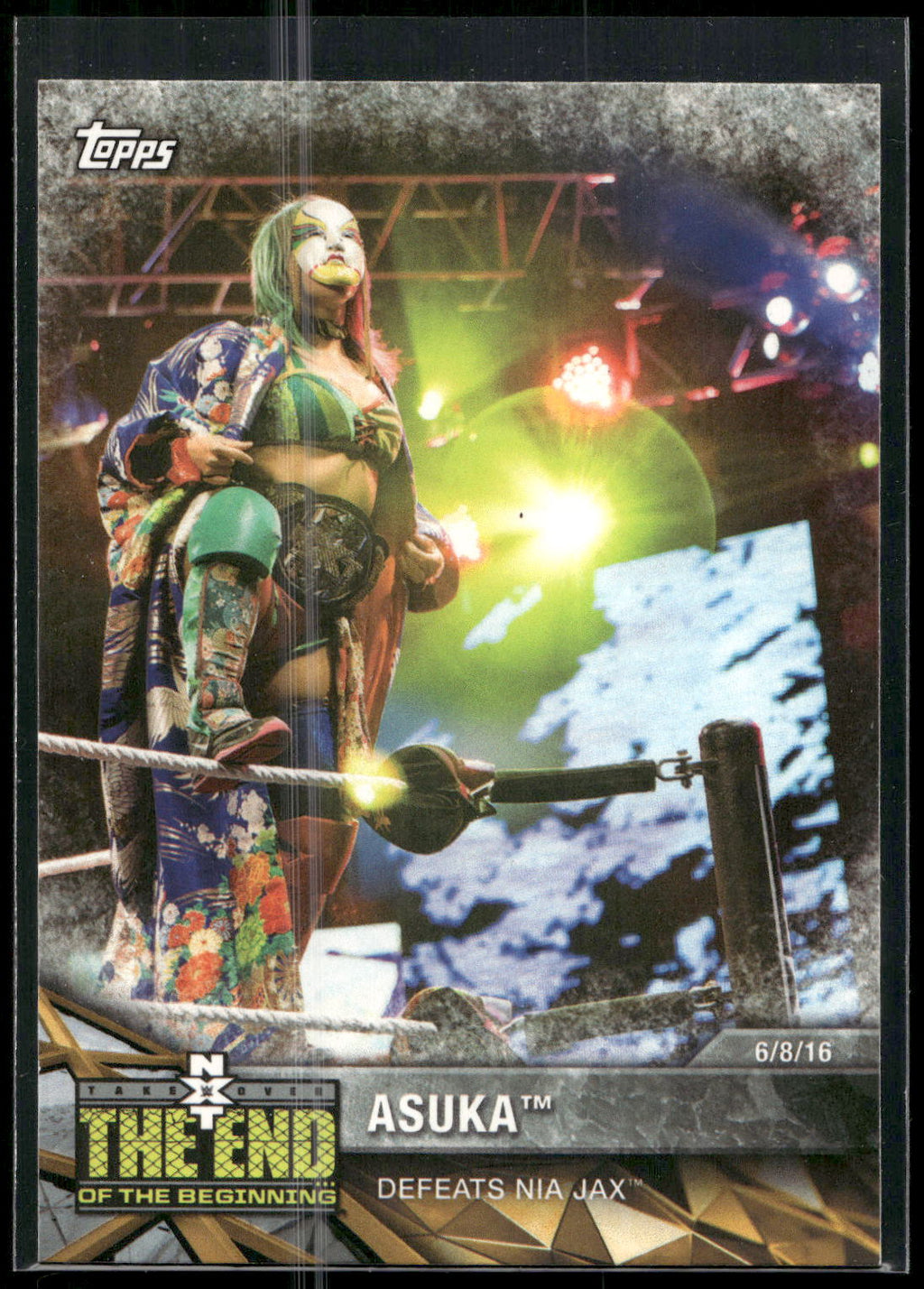 2017 Topps WWE Women's Division #NXT-17 Asuka NXT Matches and Moments