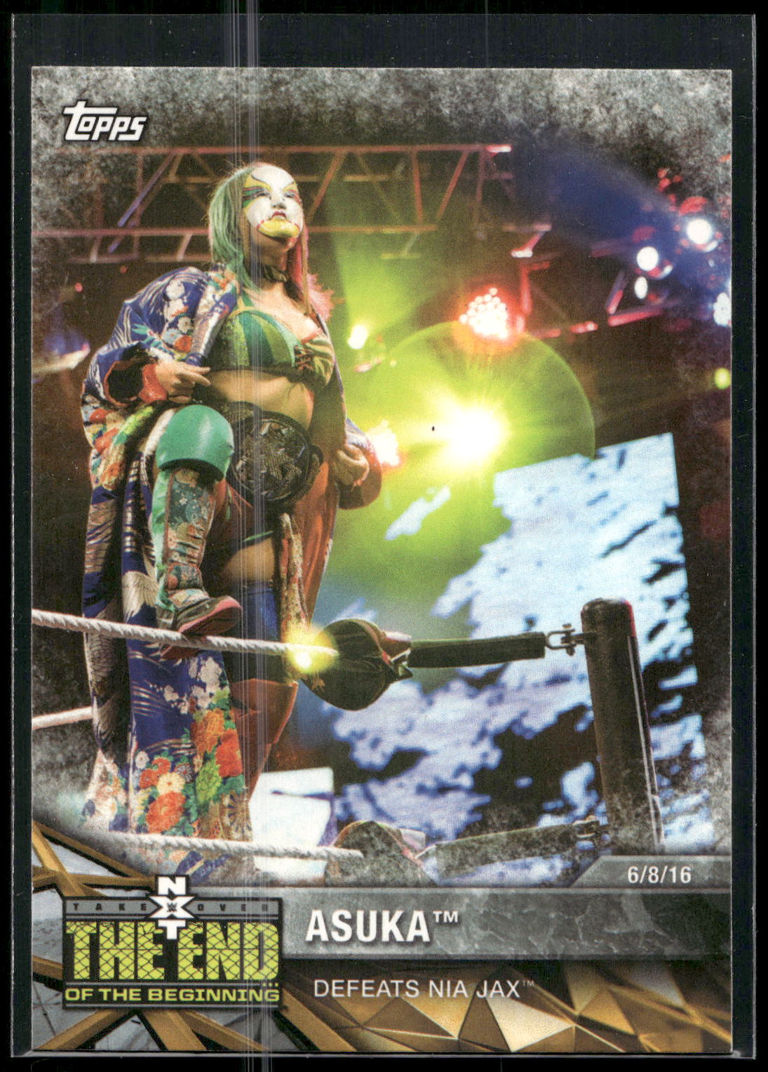 2017 Topps WWE Women's Division #NXT-17 Asuka NXT Matches and Moments