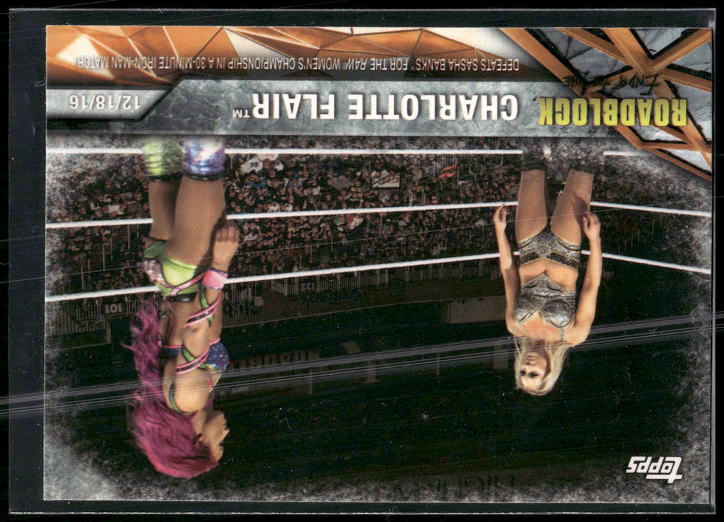 2017 Topps WWE Women's Division #WWE-18 Charlotte WWE Matches and Moments