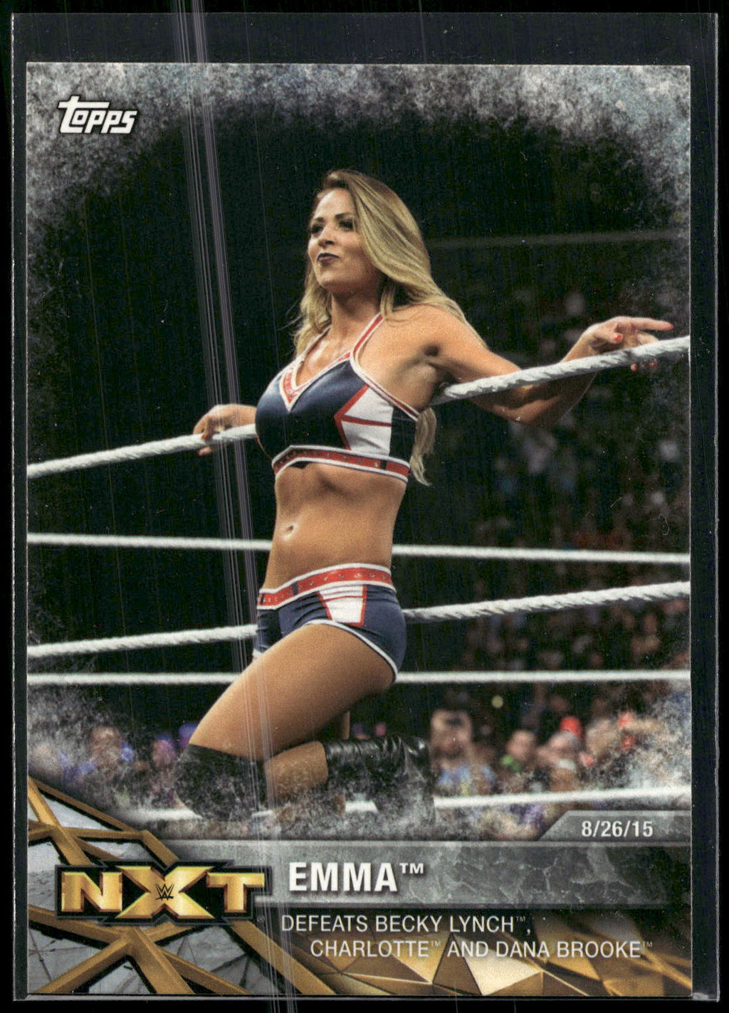 2017 Topps WWE Women's Division #NXT-1 Emma NXT Matches and Moments
