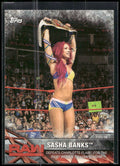2017 Topps WWE Women's Division #WWE-1 Sasha Banks WWE Matches and Moments