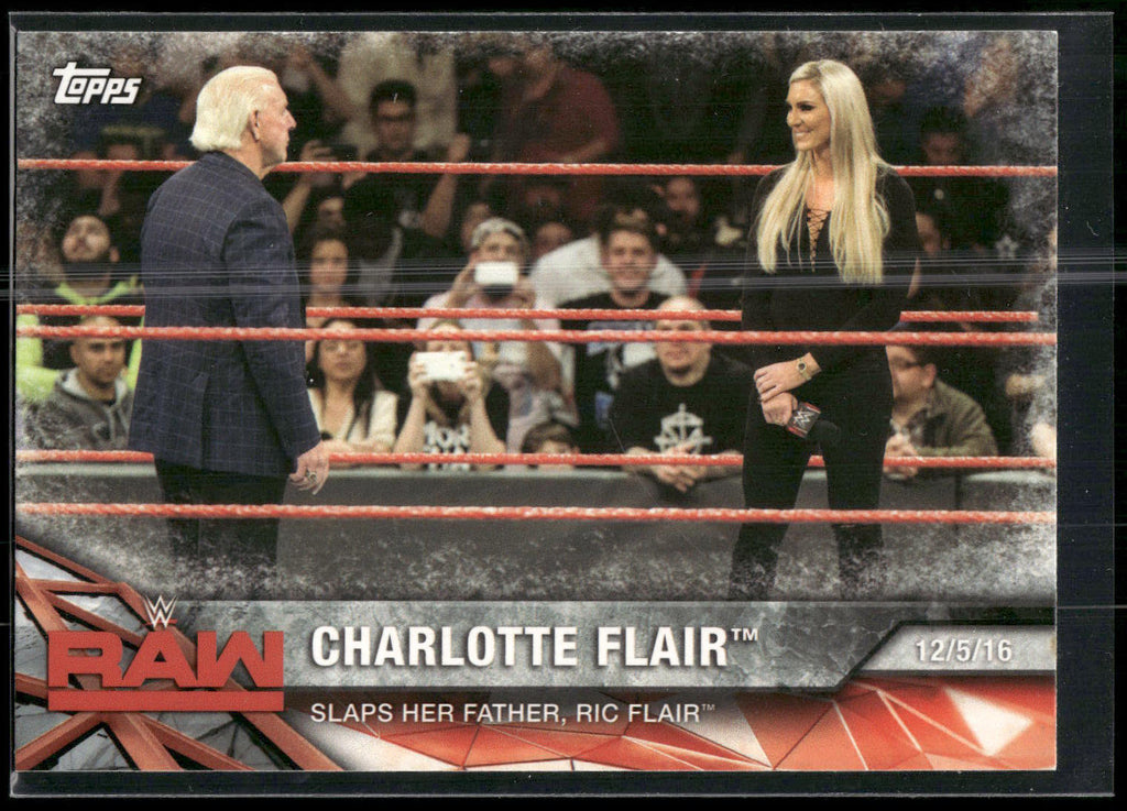 2017 Topps WWE Women's Division #WWE-17 Charlotte WWE Matches and Moments