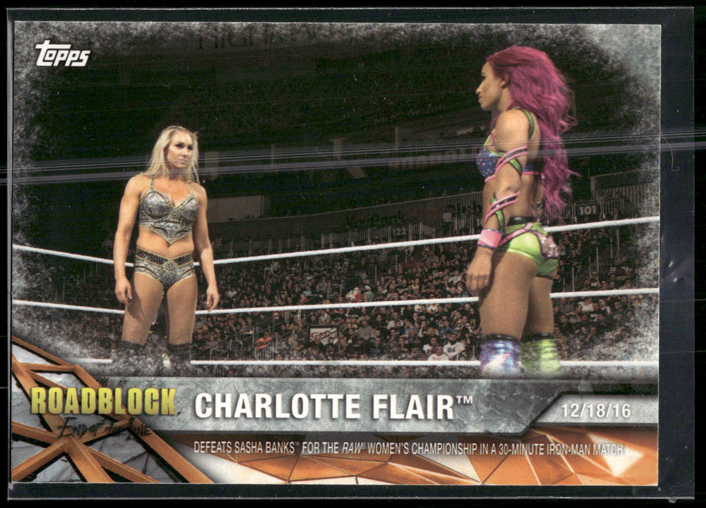 2017 Topps WWE Women's Division #WWE-18 Charlotte WWE Matches and Moments