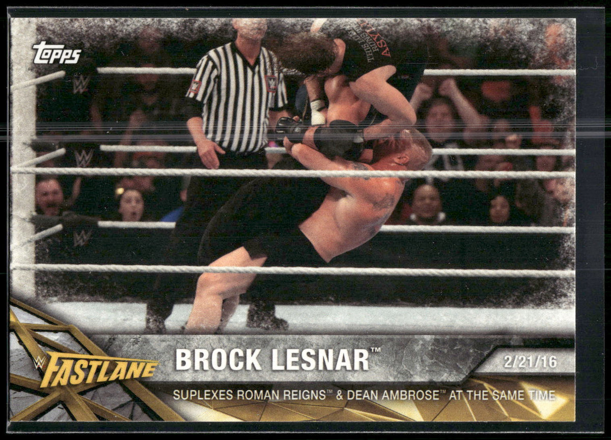 2017 Topps WWE Road To Wrestlemania #29 Brock Lesnar