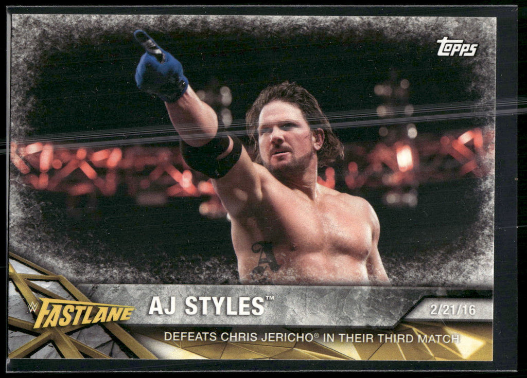 2017 Topps WWE Road To Wrestlemania #27 AJ Styles