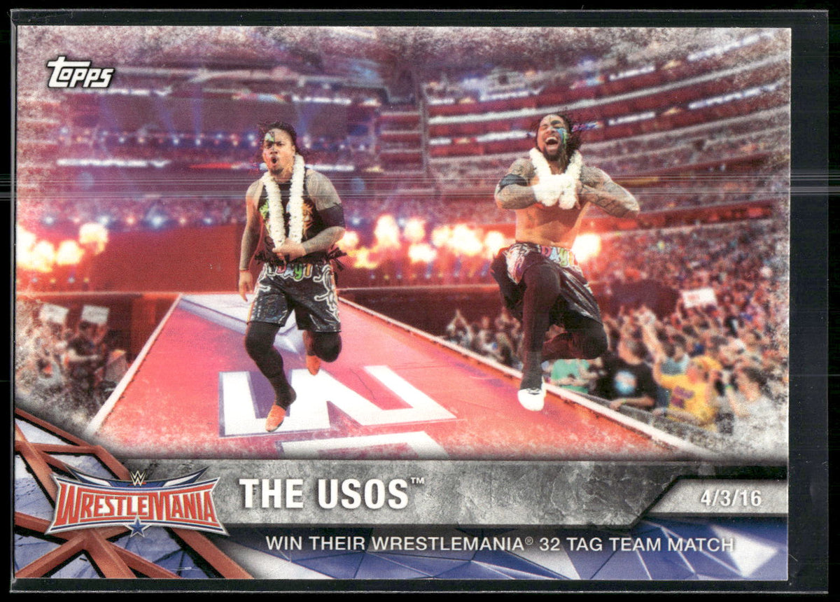 2017 Topps WWE Road To Wrestlemania #55 The Usos