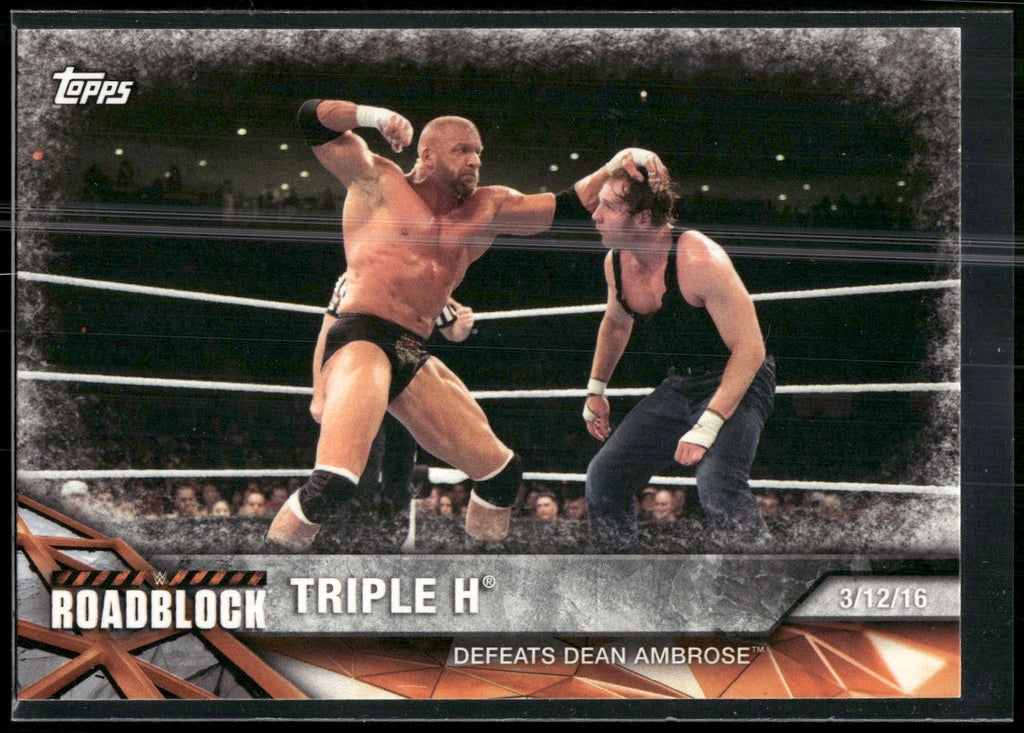2017 Topps WWE Road To Wrestlemania #41 Triple H