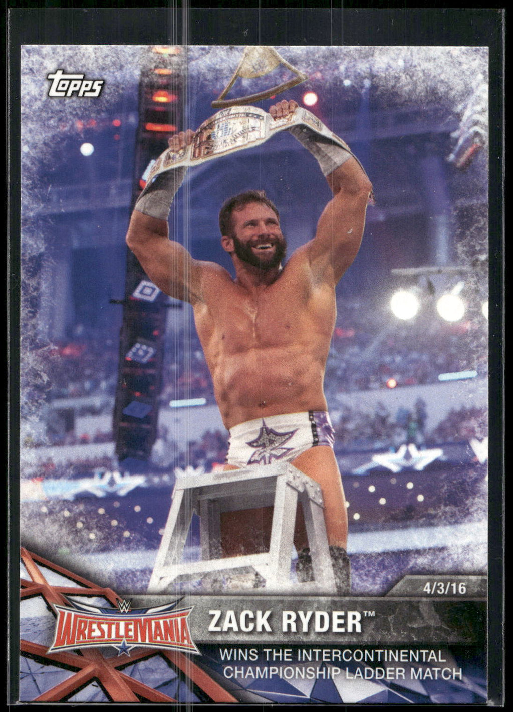 2017 Topps WWE Road To Wrestlemania #56 Zack Ryder