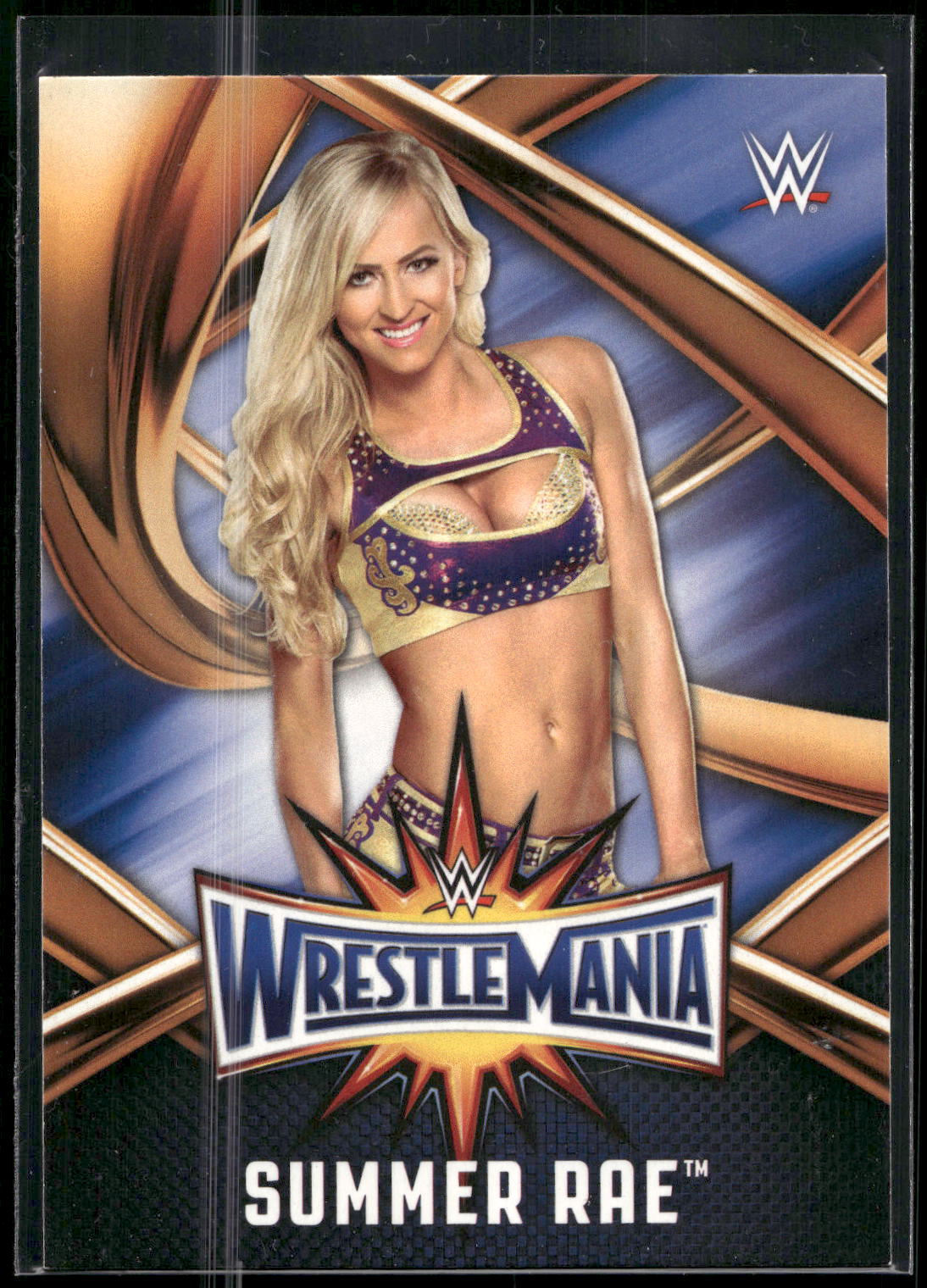 2017 Topps WWE Road To Wrestlemania #WMR-50 Summer Rae WrestleMania 33 Roster