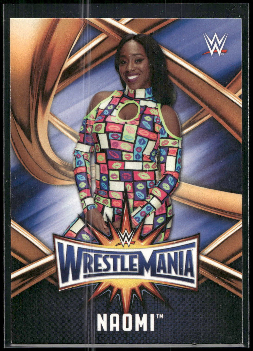 2017 Topps WWE Road To Wrestlemania #WMR-47 Naomi WrestleMania 33 Roster