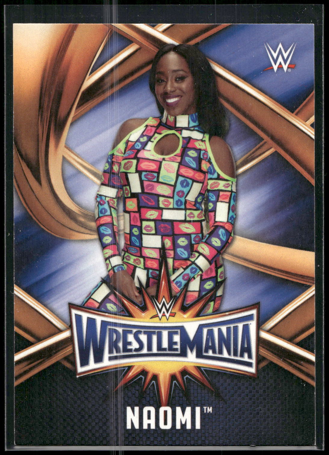 2017 Topps WWE Road To Wrestlemania #WMR-47 Naomi WrestleMania 33 Roster