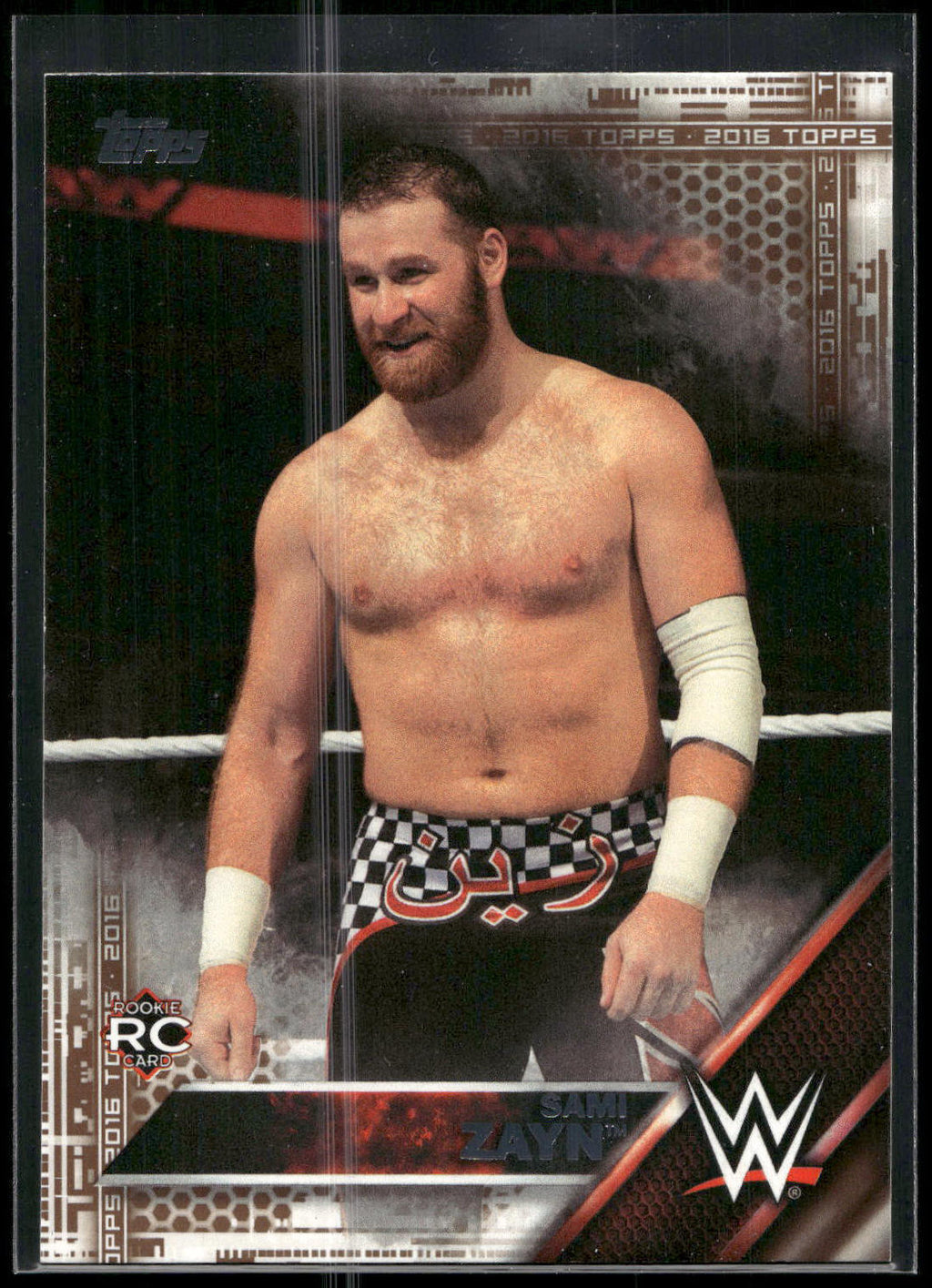 2016 Topps WWE Then Now Forever #140 Sami Zayn Bronze