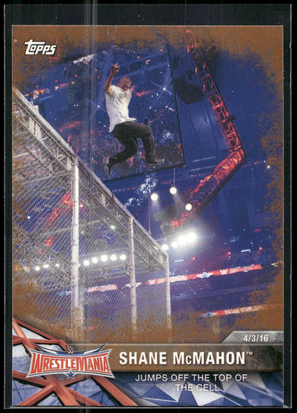 2017 Topps WWE Road To Wrestlemania #60 Shane McMahon Bronze