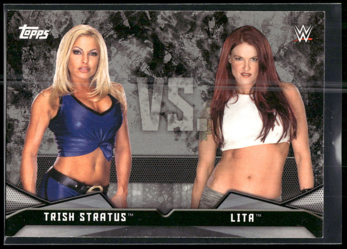 2016 Topps WWE Divas Revolution #1 Trish Stratus vs. Lita Rivalries