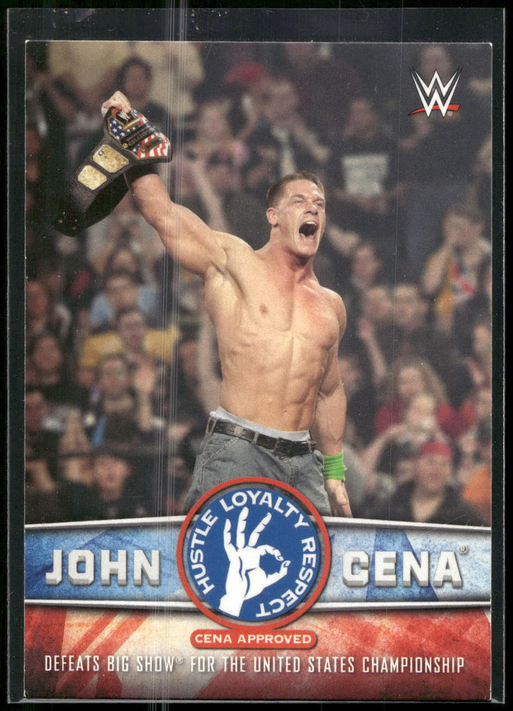2017 Topps WWE Road To Wrestlemania #4 John Cena John Cena Tribute