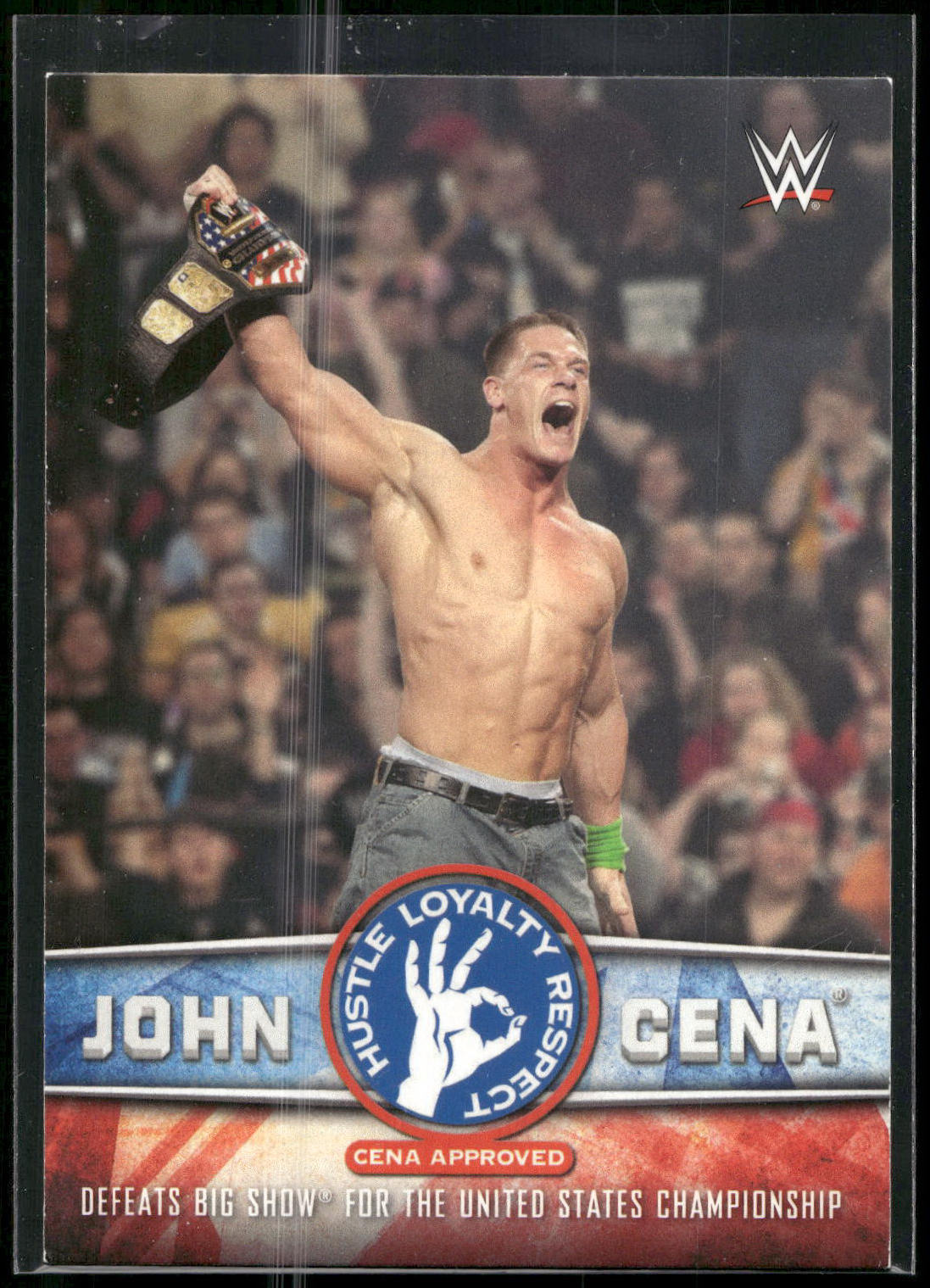 2017 Topps WWE Road To Wrestlemania #4 John Cena John Cena Tribute