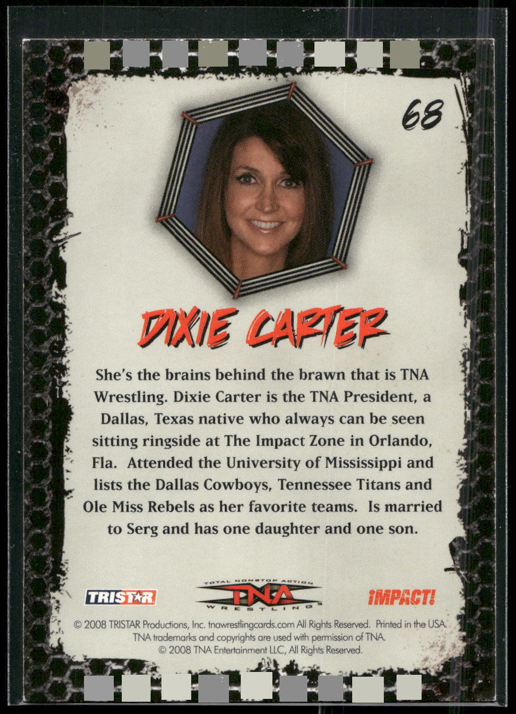 2008 TriStar TNA Impact #68 Dixie Carter