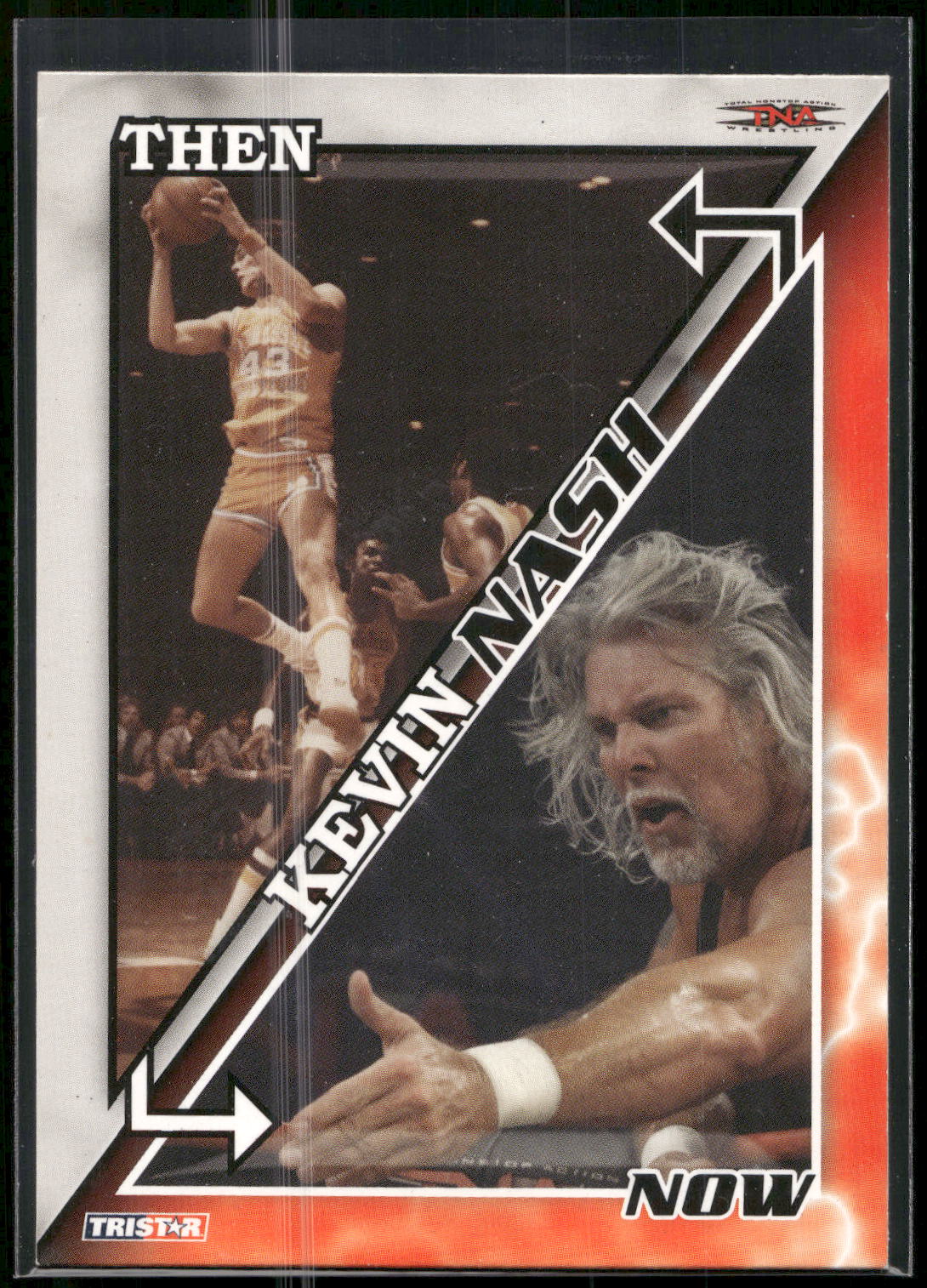 2008 TriStar TNA Impact #TN3 Kevin Nash Then and Now