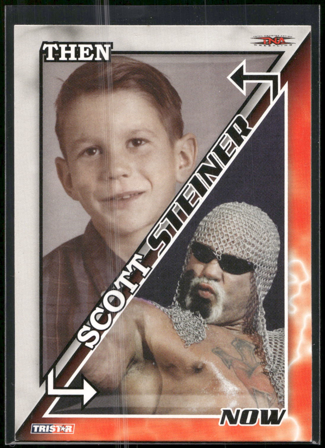 2008 TriStar TNA Impact #TN4 Scott Steiner Then and Now