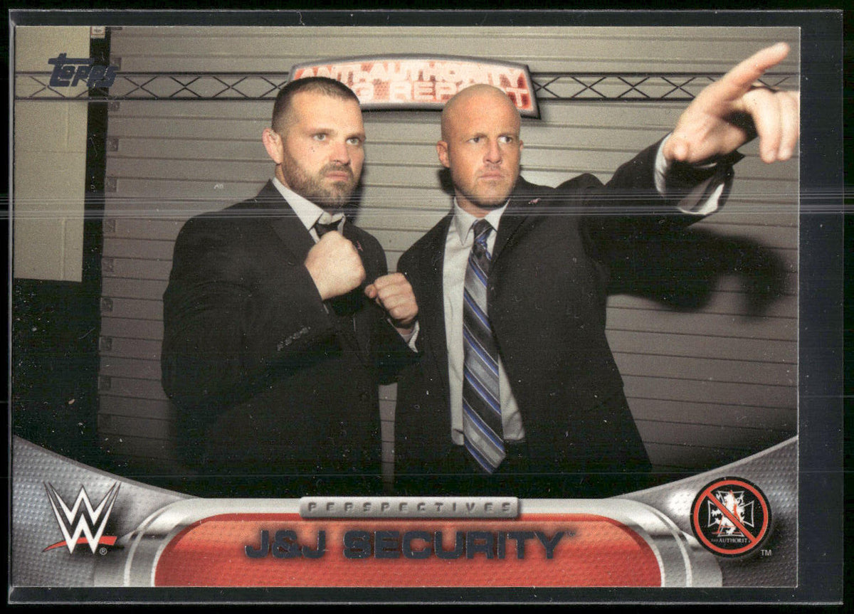2016 Topps WWE #5AA J&J Security Anti-Authority Ring Report