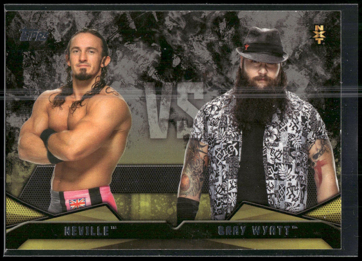 2016 Topps WWE Then Now Forever #18 Bray Wyatt / Neville Rivalries NXT