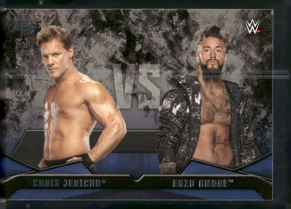 2016 Topps WWE Then Now Forever #16 Enzo Amore / Chris Jericho Rivalries WWE