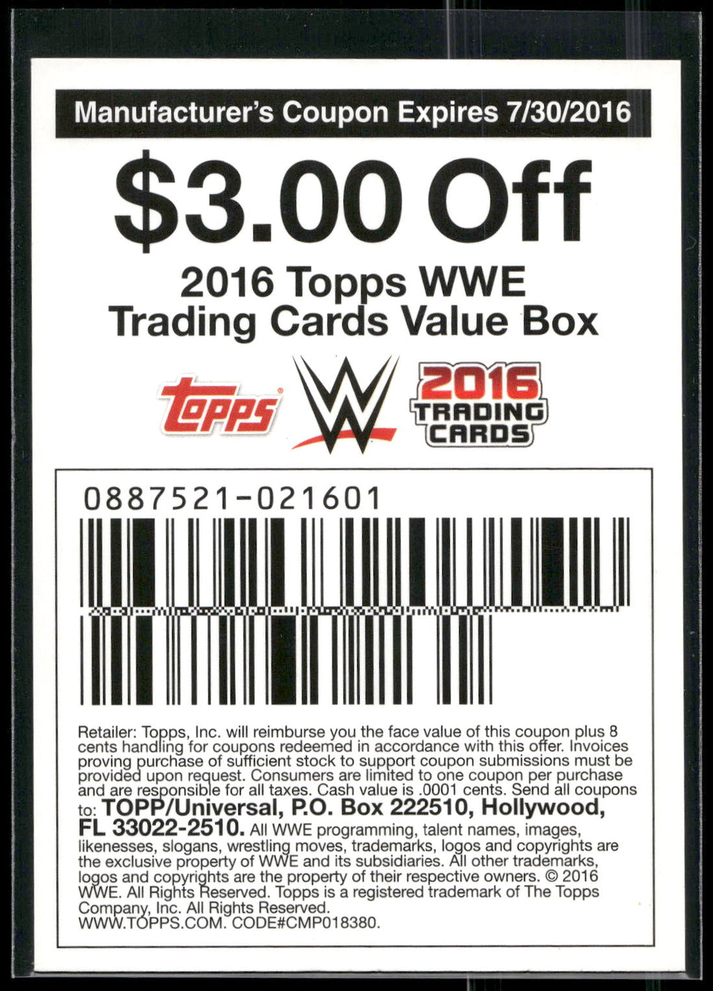 2016 Topps WWE Then Now Forever #NNO Brock Lesnar