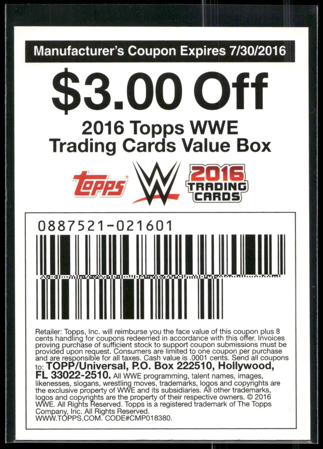 2016 Topps WWE Then Now Forever #NNO Brock Lesnar