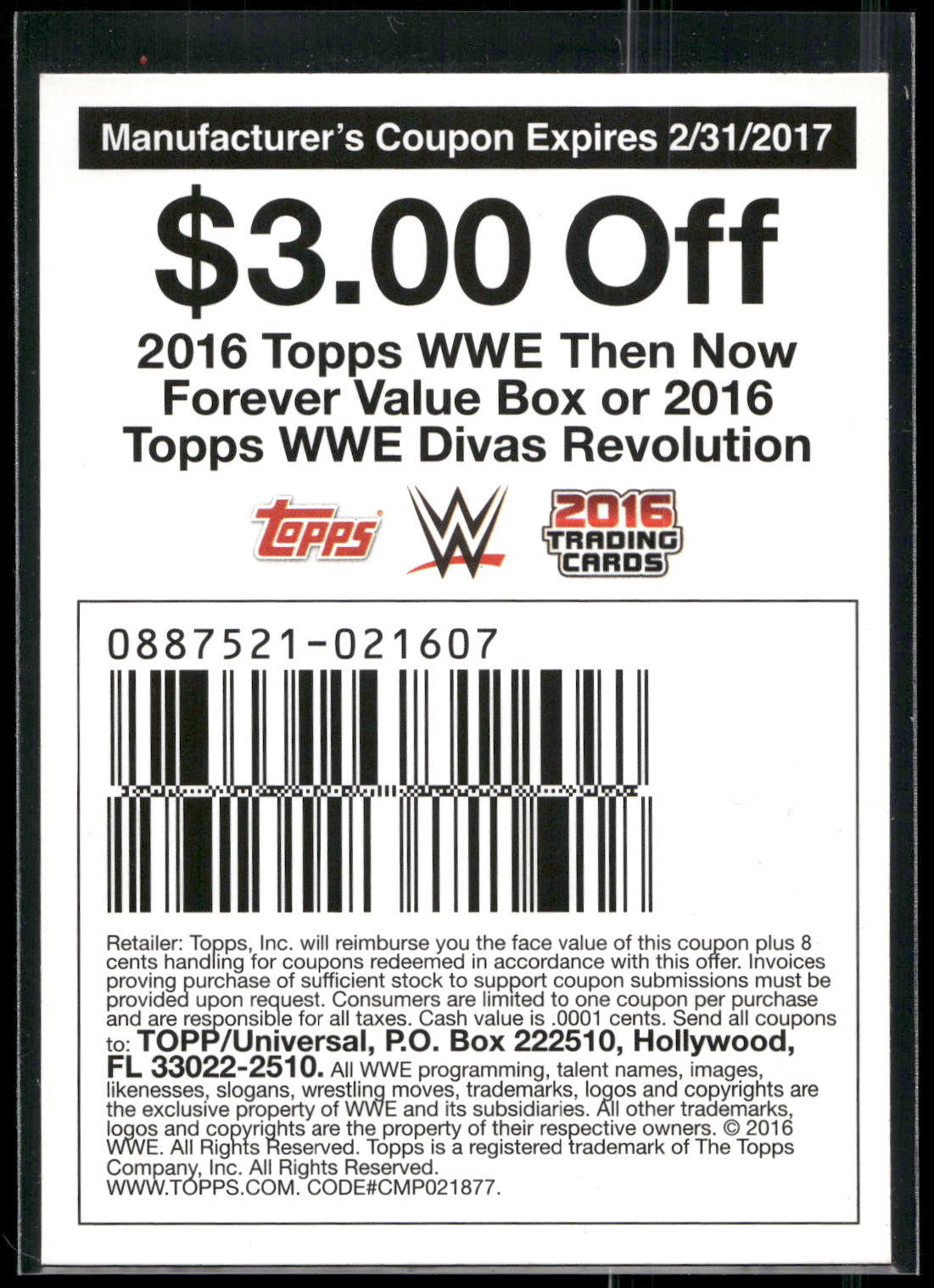 2016 Topps WWE Then Now Forever #NNO Brock Lesnar