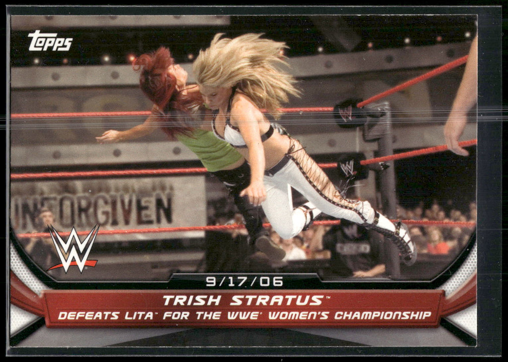 2016 Topps WWE Divas Revolution #2 Trish Stratus Best Matches