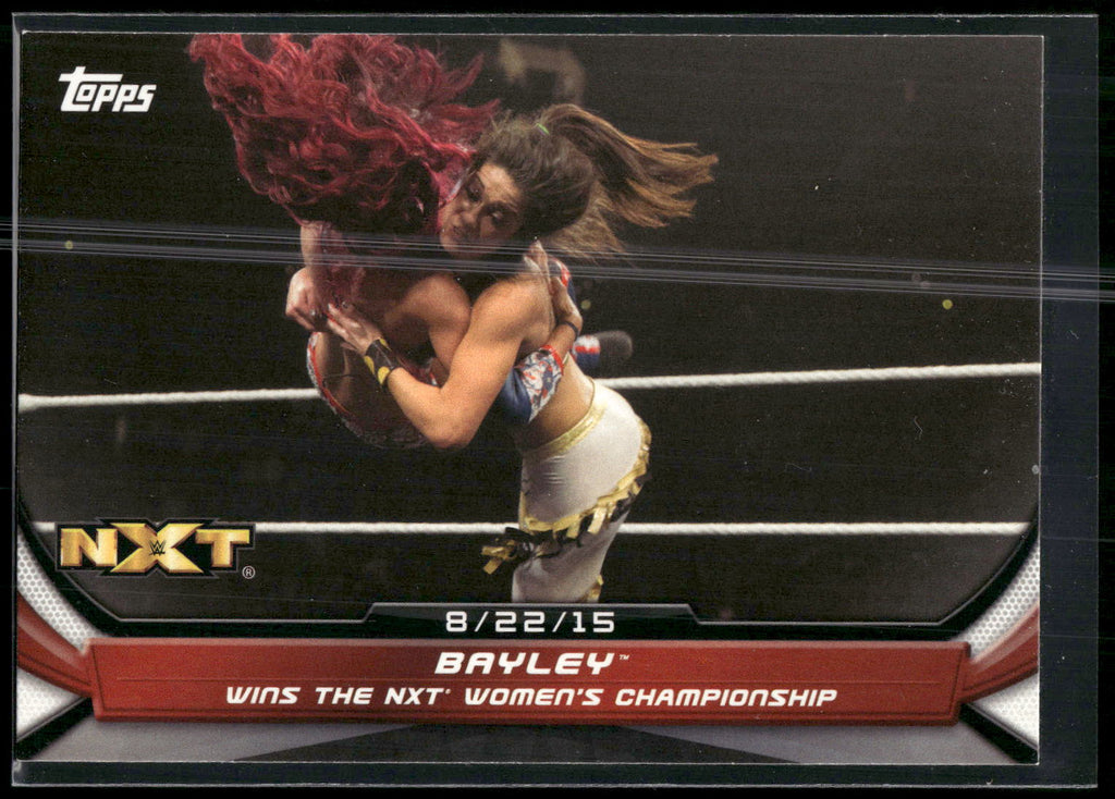 2016 Topps WWE Divas Revolution #7 Bayley Best Matches